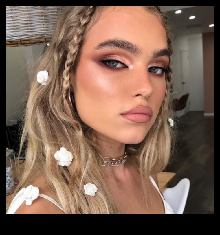 Το Glam Meets Boho Μια μοντέρνα άποψη για το Glam Makeup εμπνευσμένο από τη Μποέμ 5 Το Glam Meets Boho: Αβίαστη κομψότητα στο γλαμικό μακιγιάζ εμπνευσμένο από την Μποέμ