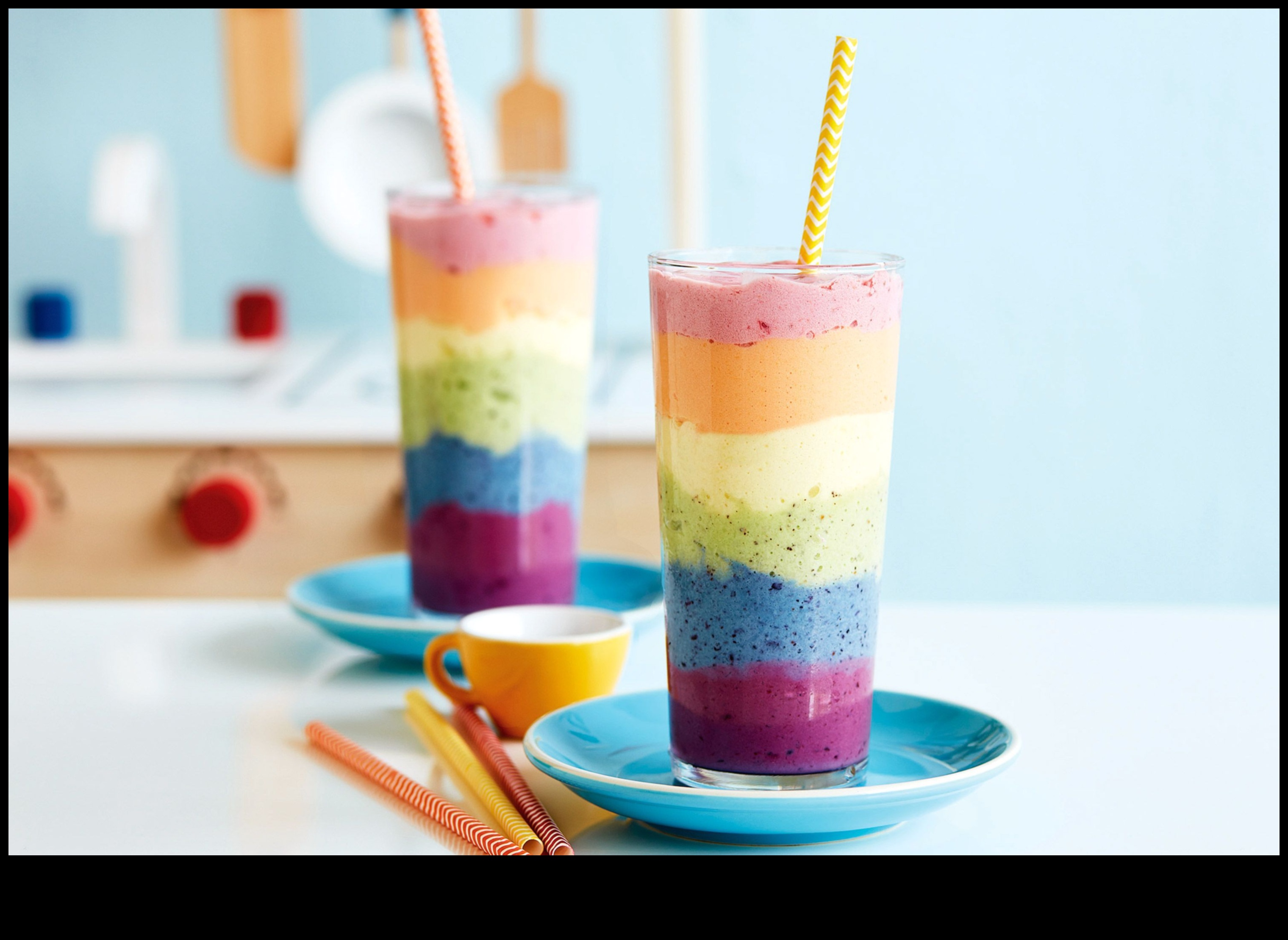 Rainbow Revival: Αγκαλιάζοντας ένα φάσμα χρωμάτων στα Smoothies σας