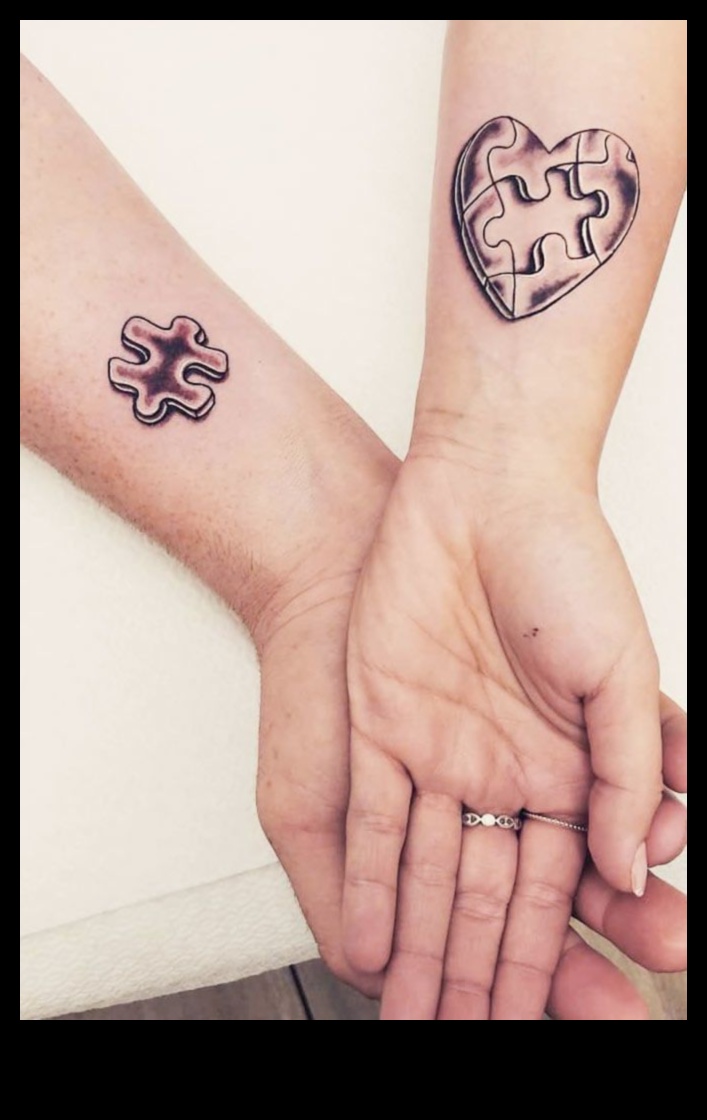 Συμβολικοί δεσμοί: Τατουάζ ζευγαριού που γιορτάζουν την άθραυστη ουσία της αιώνιας αγάπης