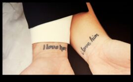 Τατουάζ για ζευγάρια συμβολικών δεσμών που τιμούν την άθραυστη ουσία της αιώνιας αγάπης