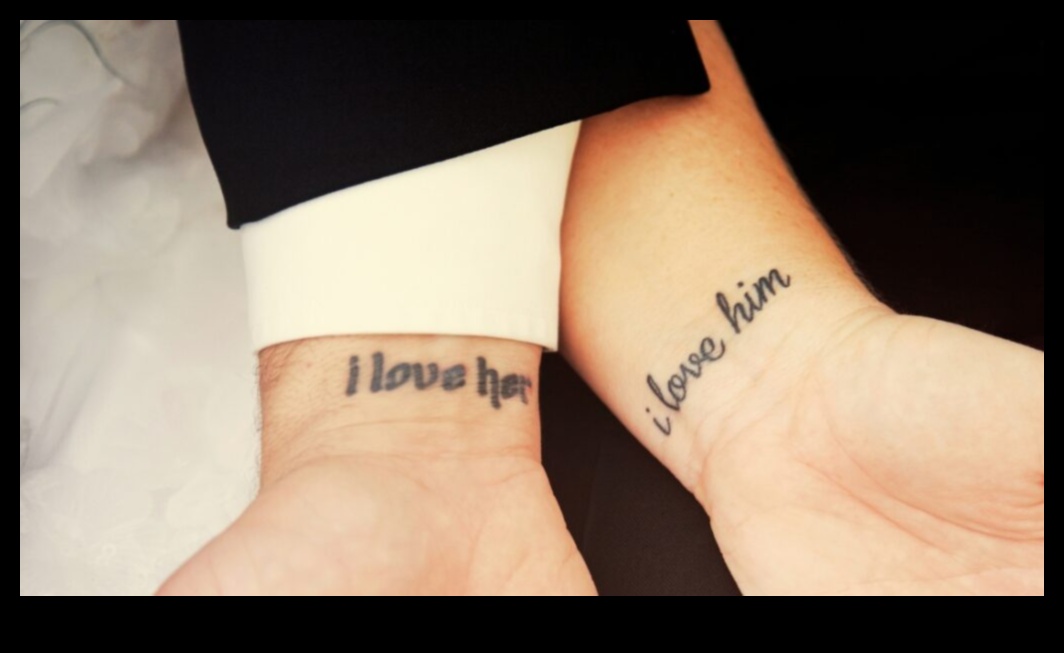 Συμβολικοί δεσμοί: Τατουάζ ζευγαριού που γιορτάζουν την άθραυστη ουσία της αιώνιας αγάπης